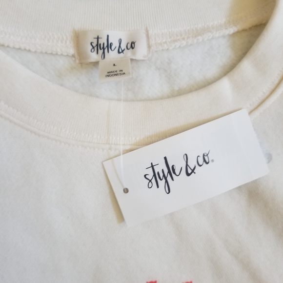 Style & Co Women's Sweatshirt Size L - Picture 2 of 13